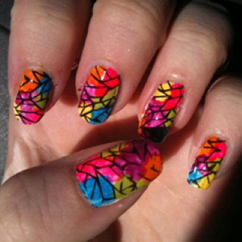 9 Best Stained Glass Nail Art Designs | I Fashion Styles