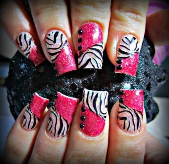 9 Best Zebra Nail Art Designs with Pictures | I Fashion Styles
