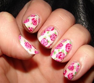 9 Simple and Easy Rose Nail Art Designs with Images | I Fashion Styles