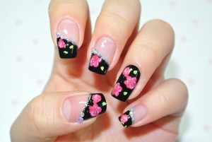 9 Simple and Easy Rose Nail Art Designs with Images | I Fashion Styles