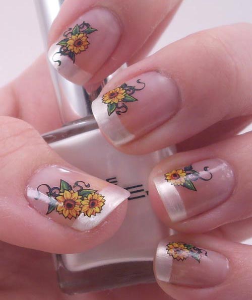 9 Best Sunflower Nail Art Designs with Pictures | I Fashion Styles