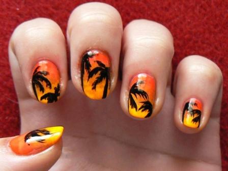 9 Best Palm Tree Nail Art Designs | I Fashion Styles