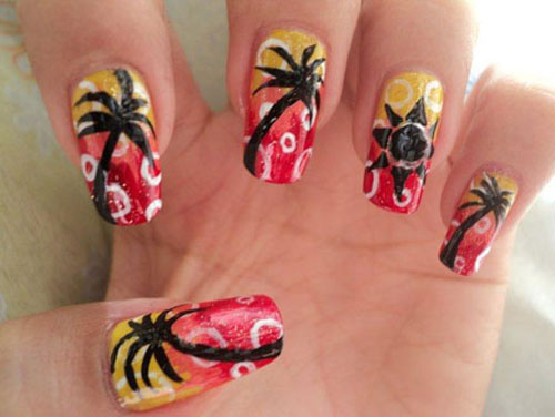 9 Best Palm Tree Nail Art Designs | I Fashion Styles