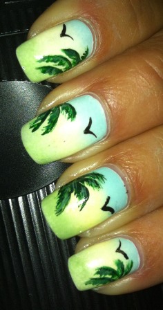 9 Best Palm Tree Nail Art Designs | I Fashion Styles