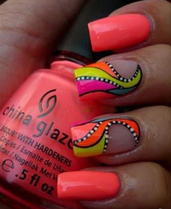 9 Best Neon Nail Art Designs with Pictures | I Fashion Styles