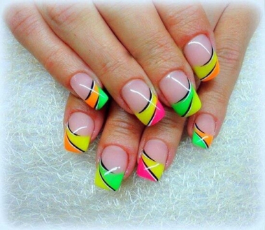 9 Best Neon Nail Art Designs with Pictures | I Fashion Styles