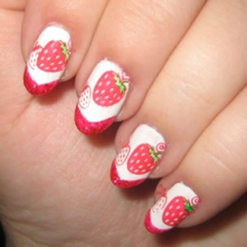 9 Cute Strawberry Nail Art Designs | I Fashion Styles