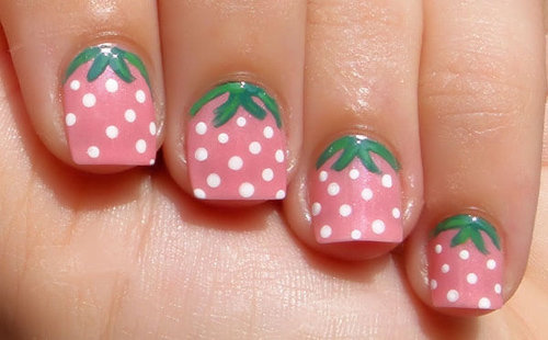 9 Cute Strawberry Nail Art Designs | I Fashion Styles