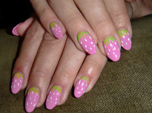 9 Cute Strawberry Nail Art Designs | I Fashion Styles