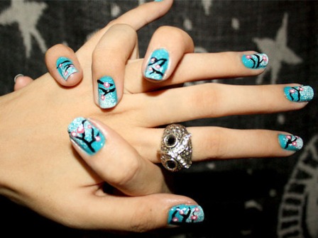 9 Best Cherry Blossom Nail Art Designs | I Fashion Styles
