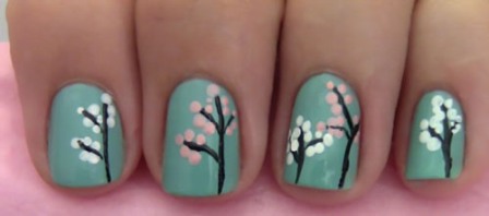 9 Best Cherry Blossom Nail Art Designs | I Fashion Styles