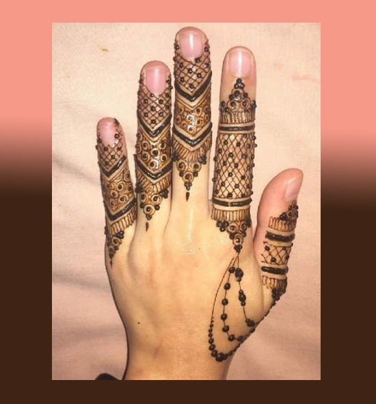 20 Best All Finger Mehndi Designs (2023 Latest Images)