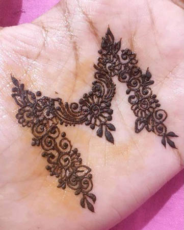 10 Expressive M Letter Mehendi Designs In 2023