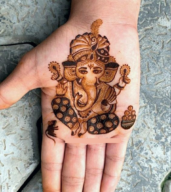 10 Adorable Ganesh Mehndi Designs for Festivals 2023