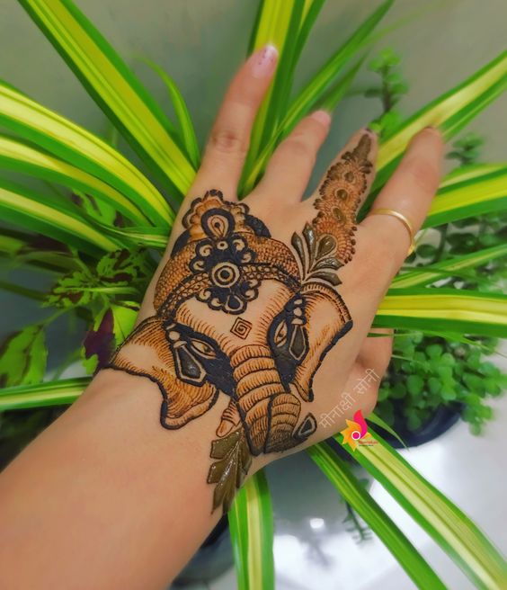 10 Adorable Ganesh Mehndi Designs for Festivals 2023
