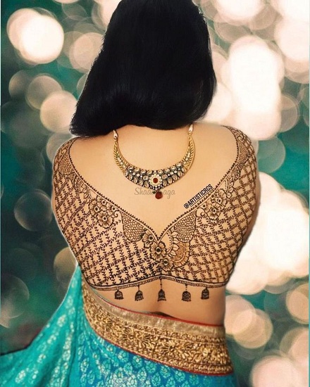 15 Marvelous Blouse Mehndi Designs You Can Try In 2023