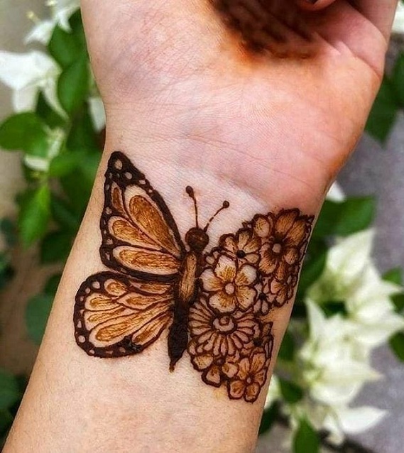 9 Gorgeous Butterfly Mehndi Designs and Ideas | I Fashion Styles