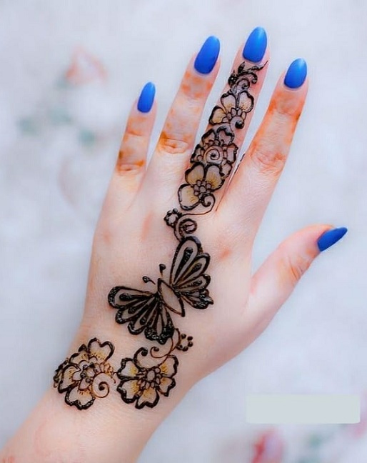 9 Gorgeous Butterfly Mehndi Designs and Ideas | I Fashion Styles