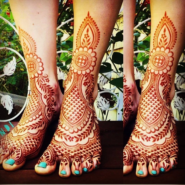 30 Latest And Trending Leg Mehndi Designs With Images