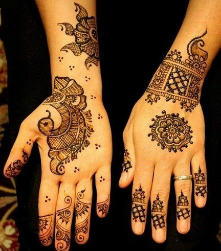 9 Latest and Popular Gol Tikka Mehndi Designs | I Fashion Styles