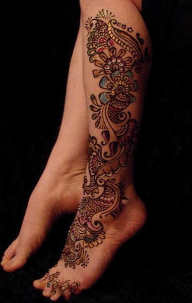 9 Stunning Glitter Mehndi Designs with Pictures | I Fashion Styles