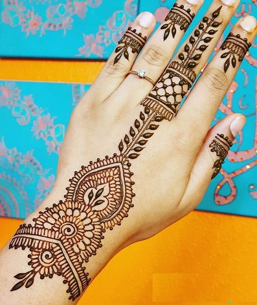 10 Latest Single Line Mehndi Designs with Pictures | I Fashion Styles