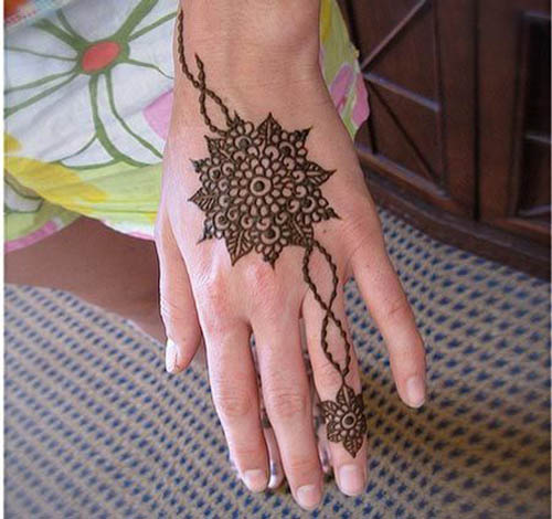 25 Cute And Easy Round Mehndi Designs With Pictures | I Fashion Styles