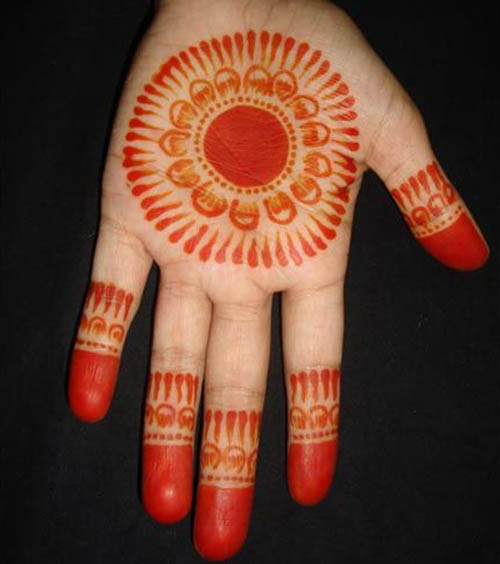 25 Cute And Easy Round Mehndi Designs With Pictures | I Fashion Styles