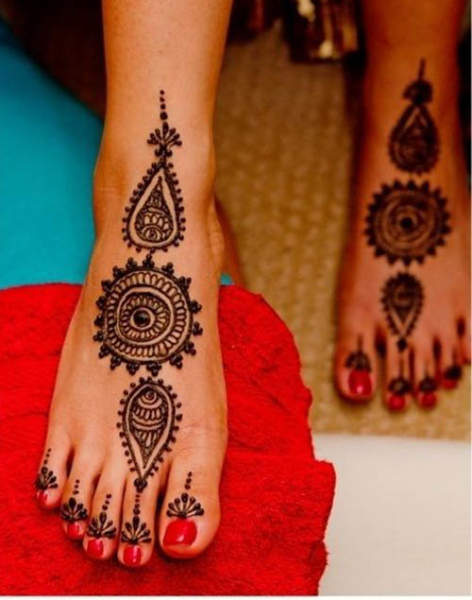 25 Cute And Easy Round Mehndi Designs With Pictures | I Fashion Styles