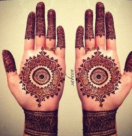 25 Cute And Easy Round Mehndi Designs With Pictures | I Fashion Styles