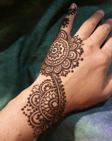25 Cute And Easy Round Mehndi Designs With Pictures | I Fashion Styles