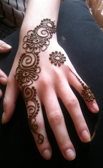 25 Cute And Easy Round Mehndi Designs With Pictures | I Fashion Styles
