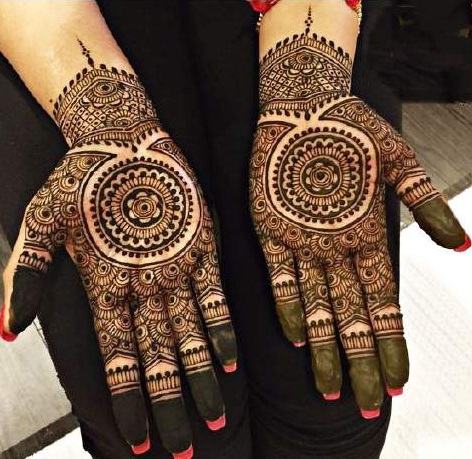 25 Cute And Easy Round Mehndi Designs With Pictures | I Fashion Styles