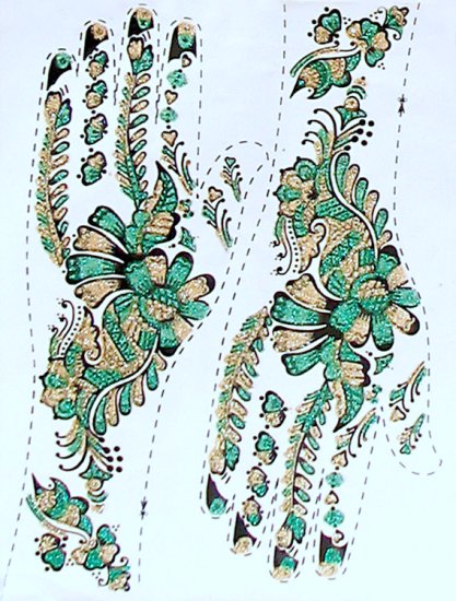 Best Mehndi Stickers - Our Top 9 With Images | I Fashion Styles