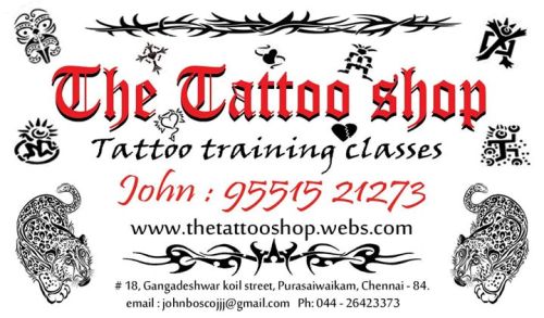 Top 10 Tattoo Parlours in Chennai | I Fashion Styles