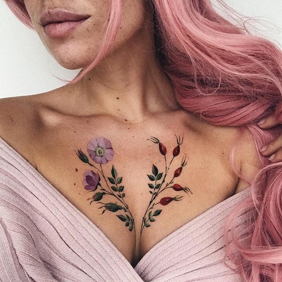 50+ Top Breast Tattoo Designs for Women 2025
