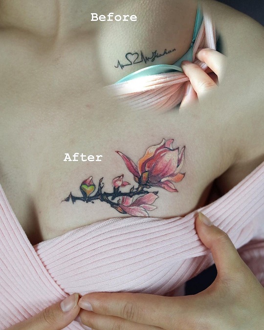 50+ Top Breast Tattoo Designs for Women 2025