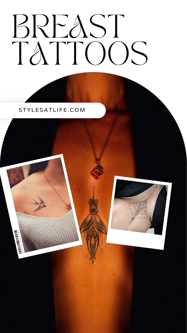 50+ Top Breast Tattoo Designs for Women 2025