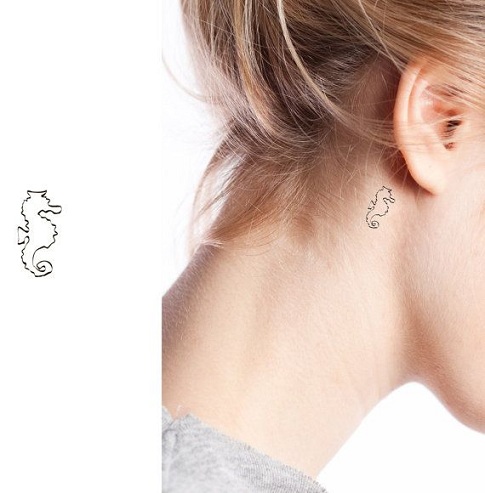 9 Colorful Seahorse Tattoos Meaning, Designs And Ideas | I Fashion Styles