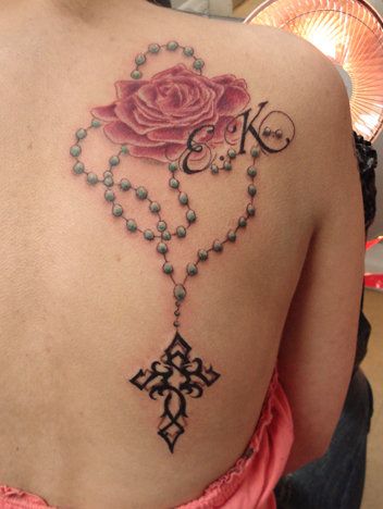 9 Beautiful Rosary Beads Tattoo Ideas, Designs And Meaning
