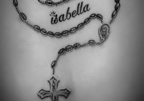 9 Beautiful Rosary Beads Tattoo Ideas, Designs And Meaning