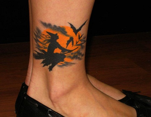 9 Fearful Witch Tattoo Designs and Ideas | I Fashion Styles