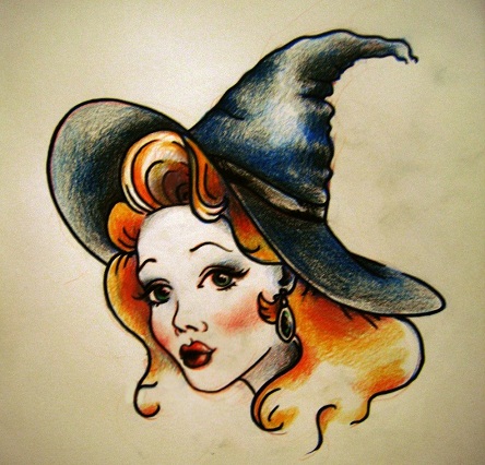 9 Fearful Witch Tattoo Designs and Ideas | I Fashion Styles