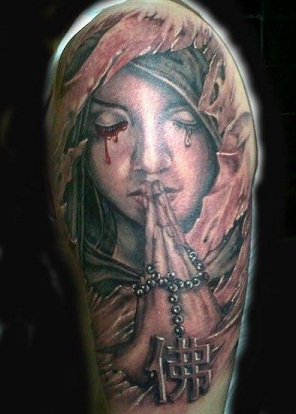 9 Religious &amp; Spiritual Virgin Mary Tattoos