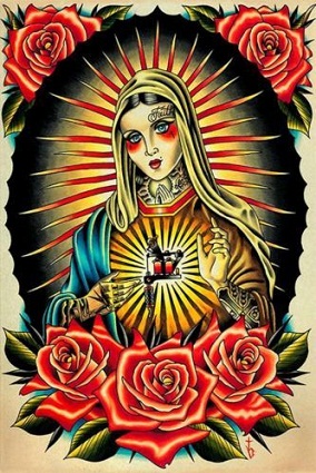 9 Religious &amp; Spiritual Virgin Mary Tattoos