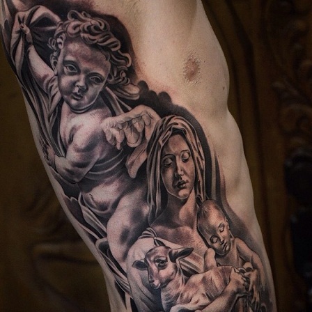 9 Religious &amp; Spiritual Virgin Mary Tattoos