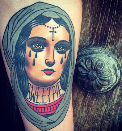 9 Religious &amp; Spiritual Virgin Mary Tattoos