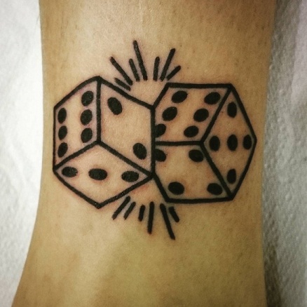 Top 9 Auspicious Dice Tattoo Designs for Women and Men