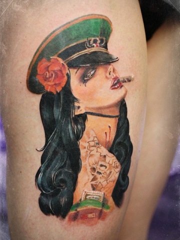 9 Different Pin Up Girl Tattoo Designs and Meanings | I Fashion Styles