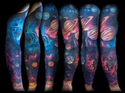 9 Wonderful Galaxy Tattoo Designs And Ideas